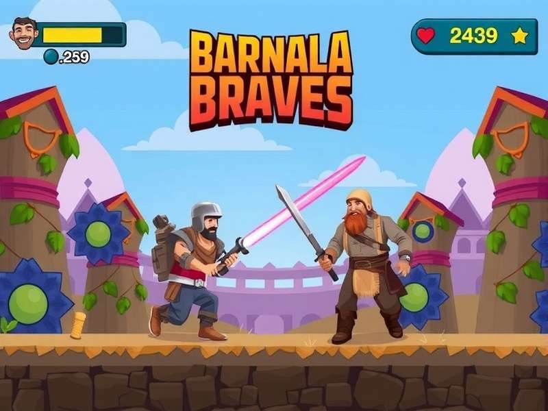 Intense Combat in Barnala Braves Barnala Braves Gameplay Screenshot